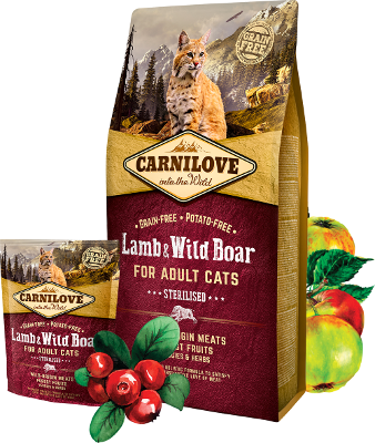 Lamb & Wild Boar for sterilised cats